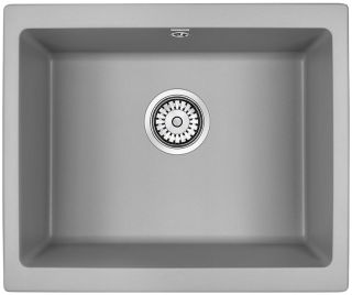 Мойка кухонная Paulmark Gera PM205546-GRM серый металлик